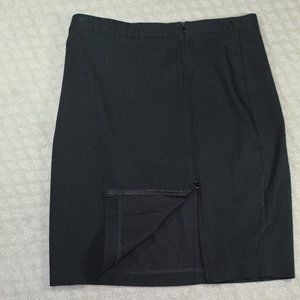 Express Stretch Black Zipper Skirt